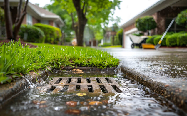 Blocked Outdoor Drainage